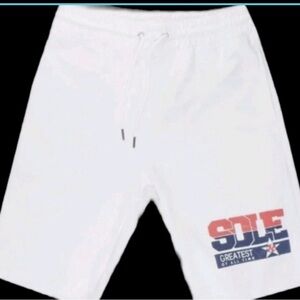 Goat Sole Sweat Shorts SIZE: XL COLOR: WHITE STREETWEAR ACTIVEWEAR